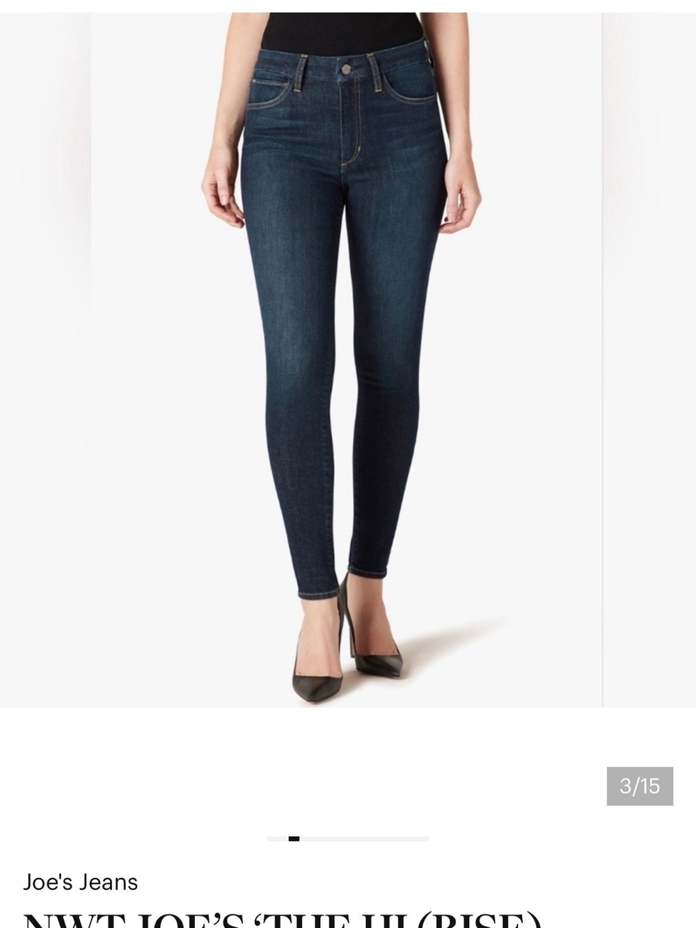 Joe’s Jeans High Rise Curvy Skinny ankle